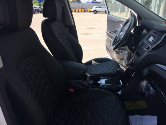 Каркасные авточехлы на Hyundai Santa Fe 3