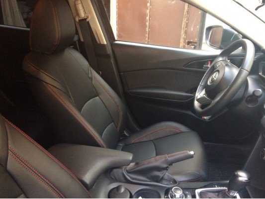 Каркасные авточехлы на Mazda 3 BM Каркасные авточехлы на Mazda 3 BM